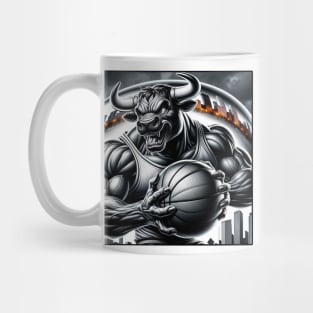 Bull at The Bean | Chicago Bull Basketball Bean Mug